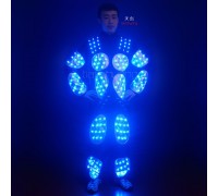 Full color led dance costume for stage performance